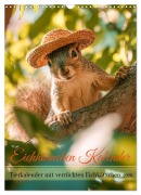 Cover-Bild zum Titel 'Eichhörnchen Kalender - Tierkalender mit verrückten Eichkätzchen (Wandkalender 2026 DIN A3 hoch), CALVENDO Monatskalender' von 'Mb Fotografie'