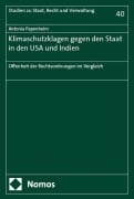 Cover-Bild zum Titel 'Klimaschutzklagen gegen den Staat in den USA und Indien' von 'Antonia Papenheim'