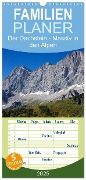Familienplaner 2025 - Der Dachstein - Massiv in den Alpen mit 5 Spalten (Wandkalender, 21 x 45 cm) CALVENDO - ChriSpa ChriSpa