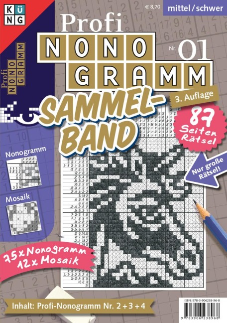 Profi-Nonogramm 3er-Band Nr. 01 - 
