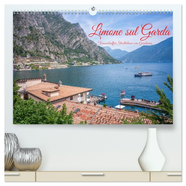 Limone sul Garda - Traumhaftes Städtchen am Gardasee (hochwertiger Premium Wandkalender 2026 DIN A2 quer), Kunstdruck in Hochglanz - Thomas Bugdoll