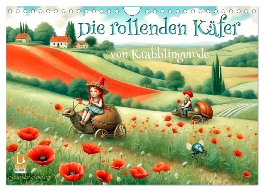 Die rollenden Käfer von Krabblingerode (Wandkalender 2026 DIN A4 quer), CALVENDO Monatskalender - Garrulus Glandarius