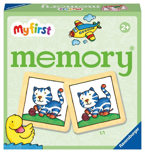 Ravensburger - 20877 - My first memory® Meine Lieblingssachen, Merk- und Suchspiel mit extra großen Bildkarten für Kinder ab 2 Jahren - William H. Hurter