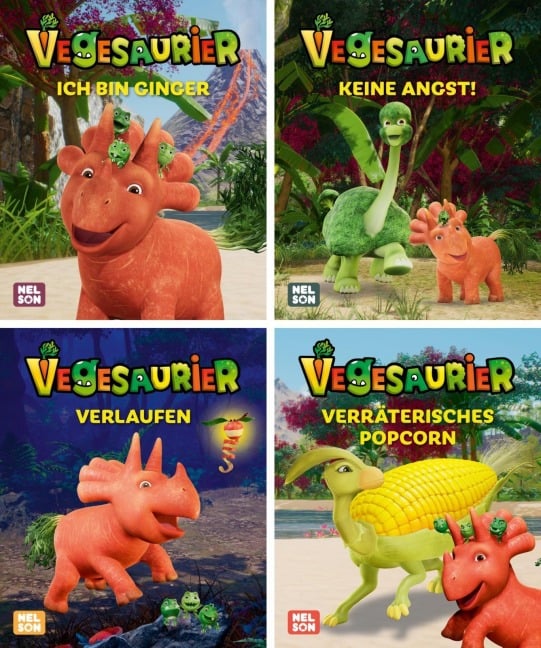 Nelson Mini-Bücher: Vegesaurier 1-4 - 