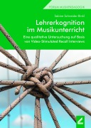 Cover-Bild zum Titel 'Lehrerkognition im Musikunterricht' von 'Sabine Schneider-Binkl'