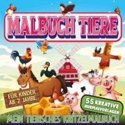 Malbuch Tiere - Mein tierisches Kritzelmalbuch - S&L Inspirations Lounge