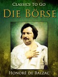 Cover-Bild zum Titel 'Die Börse' von 'Honoré de Balzac'