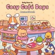 Cover-Bild zum Titel 'Cosy Café Days - Ausmalbuch' von 'Belly Bean Co.'