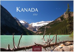 Cover-Bild zum Titel 'Kanada Kalender 2027 - Wandkalender | Fotokalender Nordamerika 24x35cm - Stimmungsvolle Reise durch Kanada, majestätische Natur, wilde Weiten und eindrucksvolle Fotomotive' von ''