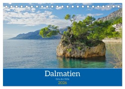 Cover-Bild zum Titel 'Dalmatien - Stille Orte (Tischkalender 2026 DIN A5 quer), CALVENDO Monatskalender' von 'Berthold Werner'