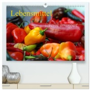 Cover-Bild zum Titel 'Lebensmittel liebevoll arrangiert (hochwertiger Premium Wandkalender 2026 DIN A2 quer), Kunstdruck in Hochglanz' von 'SchnelleWelten SchnelleWelten'
