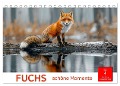 Fuchs - schöne Momente (Tischkalender 2025 DIN A5 quer), CALVENDO Monatskalender - Peter Roder