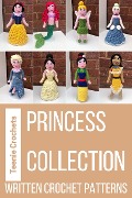 Cover-Bild zum Titel 'Princess Collection - Written Crochet Patterns' von 'Teenie Crochets'