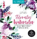 Cover-Bild zum Titel 'Florales Watercolor' von 'Christin Stapff'