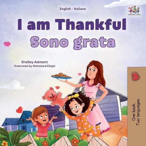 I am Thankful (English Italian Bilingual Children's Book) - Shelley Admont, Kidkiddos Books
