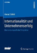 Cover-Bild zum Titel 'Internationalität und Unternehmenserfolg' von 'Marcus Dittfeld'