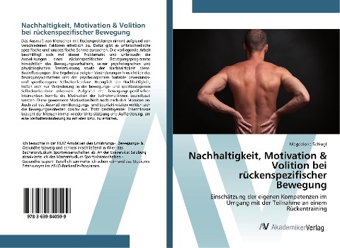 Nachhaltigkeit, Motivation & Volition bei rückenspezifischer Bewegung - Magdalena Schlögl