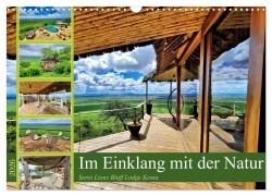 Cover-Bild zum Titel 'Im Einklang mit der Natur - Soroi Lions Bluff Lodge Kenia (Wandkalender 2026 DIN A3 quer), CALVENDO Monatskalender' von 'Susan Michel'