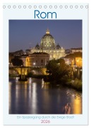 Cover-Bild zum Titel 'Rom - Ein Spaziergang durch die Ewige Stadt (Tischkalender 2026 DIN A5 hoch), CALVENDO Monatskalender' von 'Thomas Bugdoll'