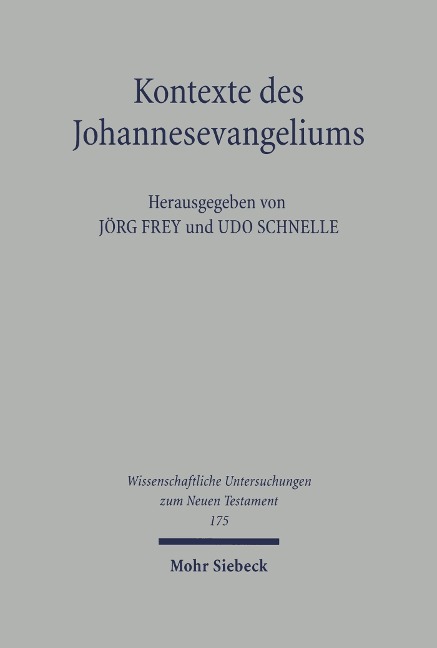 Kontexte des Johannesevangeliums - 