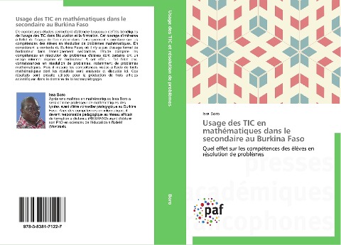 Usage des TIC en mathématiques dans le secondaire au Burkina Faso - Issa Boro
