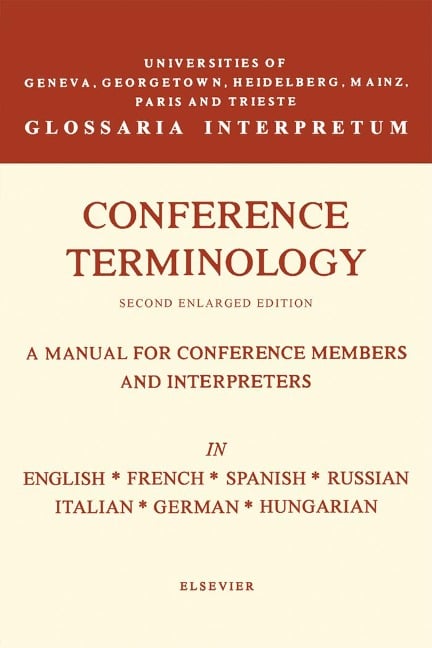 Conference Terminology - J. Herbert