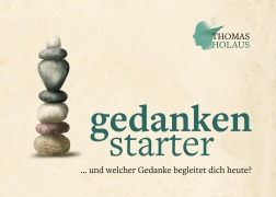 Cover-Bild zum Titel 'gedankenstarter' von 'Thomas Holaus'