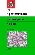 Cover-Bild zum Titel 'DAV Alpenvereinskarte 44 Ankogel - Hochalmspitze 1 : 25 000 Wegmarkierung' von ''