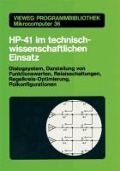 Cover-Bild zum Titel 'HP-41 im technisch-wissenschaftlichen Einsatz' von 'Harald Schumny'