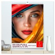 Cover-Bild zum Titel 'Europa zeigt Flagge (hochwertiger Premium Wandkalender 2026 DIN A2 hoch), Kunstdruck in Hochglanz' von 'Peter Roder'