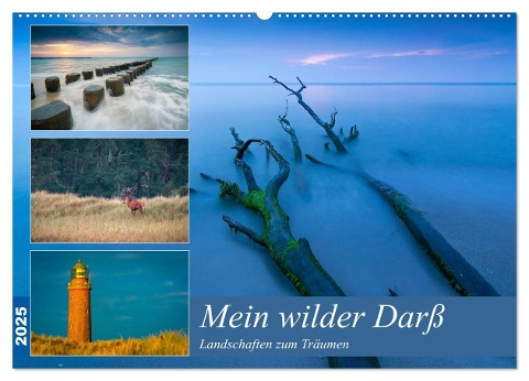 Mein wilder Darß - Landschaften zum Träumen (Wandkalender 2025 DIN A2 quer), CALVENDO Monatskalender - Martin Wasilewski