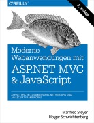 Cover-Bild zum Titel 'Moderne Web-Anwendungen mit ASP.NET MVC und JavaScript' von 'Manfred Steyer, Holger Schwichtenberg'