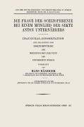 Cover-Bild zum Titel 'Die Frage der Schizophrenie bei einem Mitglied der Sekte Anton Unternährers' von 'Anton Unternährer, Hans Baenziger'
