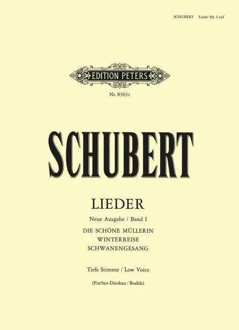 Lieder, Band 1 / Neue Ausgabe / URTEXT - Franz Schubert