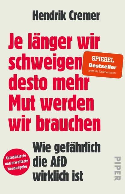 Je länger wir schweigen, desto mehr Mut werden wir brauchen - Hendrik Cremer