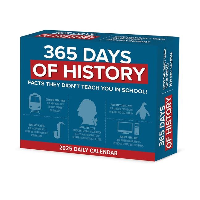 365 Days of History 2026 5.4 X 6.2 Box Calendar - Willow Creek Press