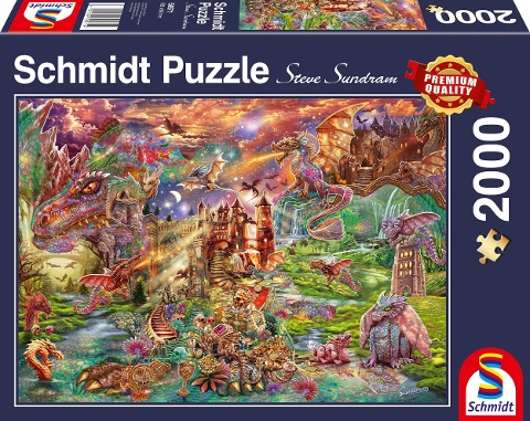 Der Schatz der Drachen Puzzle 2.000 Teile - 