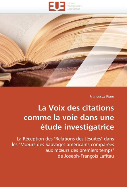 La voix des citations comme la voie dans une étude investigatrice - Fiore-F