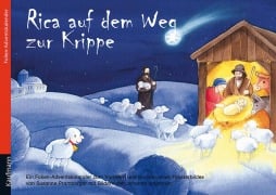 Rica auf dem Weg zur Krippe. Folien-Adventskalender - 