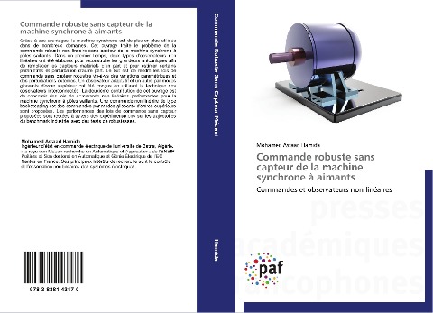 Commande robuste sans capteur de la machine synchrone à aimants - Mohamed Assaad Hamida