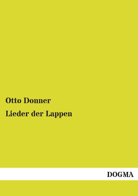 Lieder der Lappen - Otto Donner