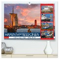 Hansestadt Wismar - Hafenimpressionen (hochwertiger Premium Wandkalender 2025 DIN A2 quer), Kunstdruck in Hochglanz - Holger Felix