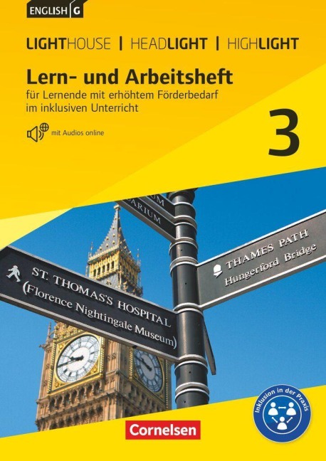 English G Lighthouse / English G Headlight / English G Highlight  3: 7. Schuljahr. Arbeitsheft mit Audio-CD f - Beate Lindemann, Berit Rudolph