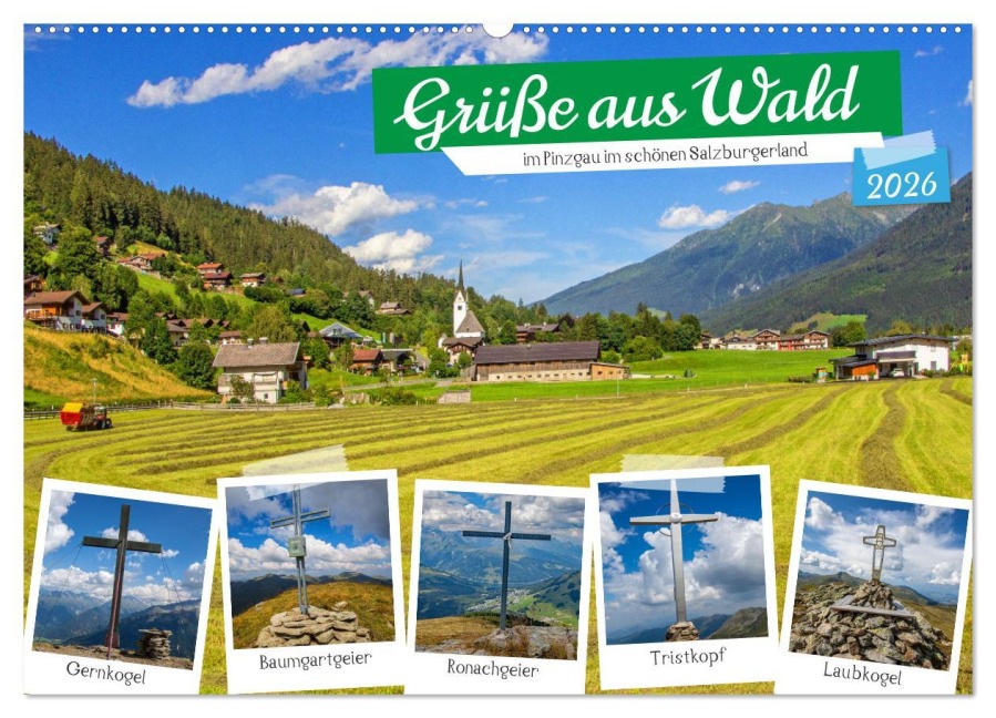 Grüße aus Wald (Wandkalender 2026 DIN A2 quer), CALVENDO Monatskalender - Christa Kramer