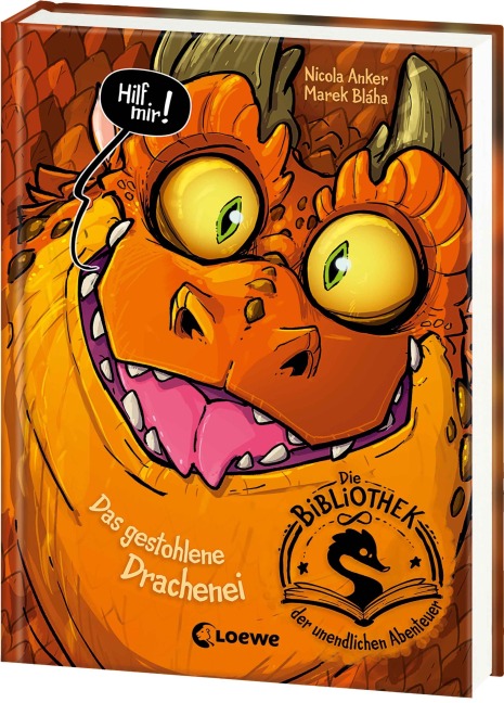 Die Bibliothek der unendlichen Abenteuer (Band 1) - Das gestohlene Drachenei - Nicola Anker