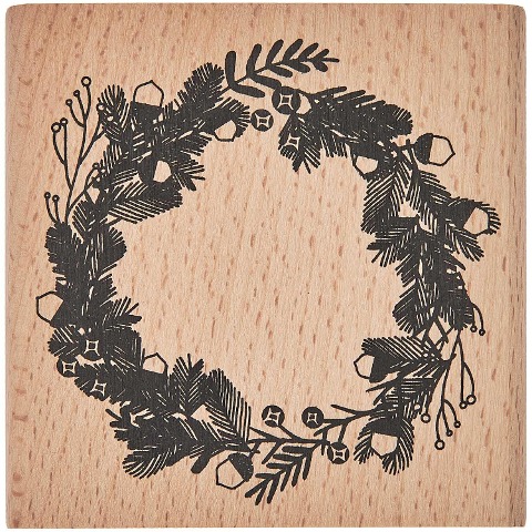 Stempel Tannenkranz FSC 100% 70 x 70 mm - 