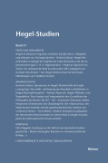 Cover-Bild zum Titel 'Hegel-Studien / Hegel-Studien Band 17 (1982)' von ''