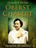 Cover-Bild zum Titel 'Oberst Chabert' von 'Honoré de Balzac'