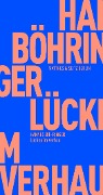 Cover-Bild zum Titel 'Lücken im Verhau' von 'Hannes Böhringer'