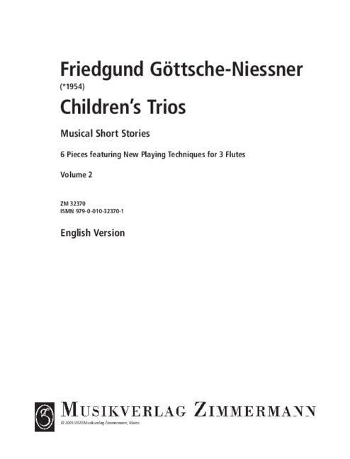 Kindertrios - Friedgund Göttsche-Niessner